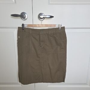 Tommy Hilfiger Olive Mini Skirt